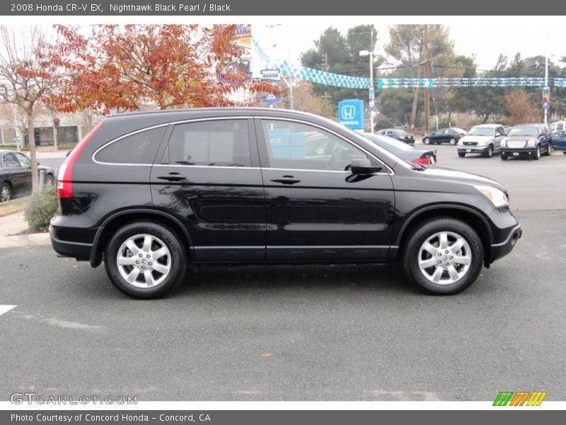 Nighthawk Black Pearl / Black 2008 Honda CR-V EX
