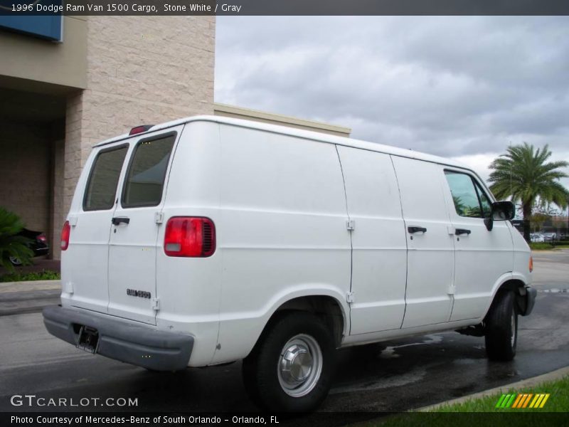 Stone White / Gray 1996 Dodge Ram Van 1500 Cargo