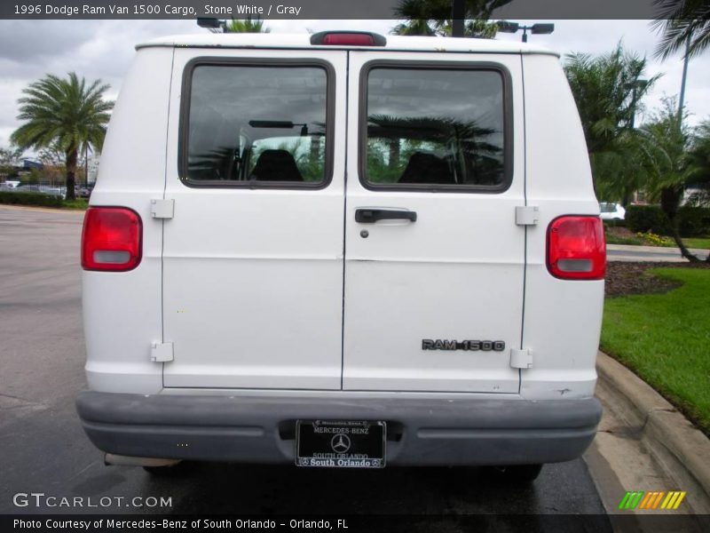 Stone White / Gray 1996 Dodge Ram Van 1500 Cargo