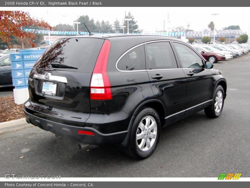 Nighthawk Black Pearl / Black 2008 Honda CR-V EX