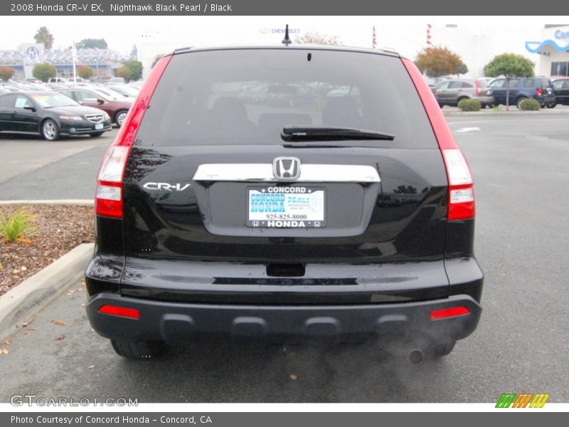 Nighthawk Black Pearl / Black 2008 Honda CR-V EX