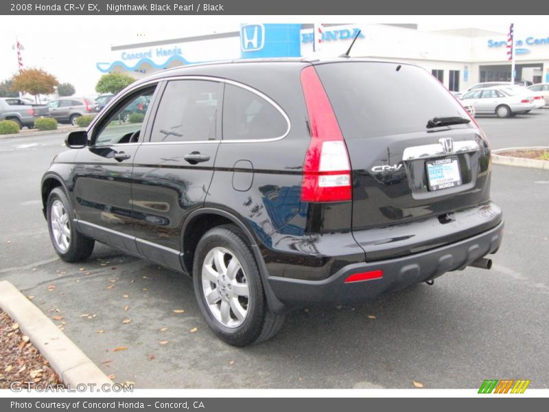 Nighthawk Black Pearl / Black 2008 Honda CR-V EX