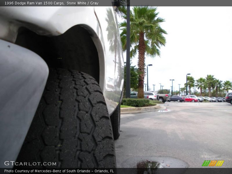 Stone White / Gray 1996 Dodge Ram Van 1500 Cargo