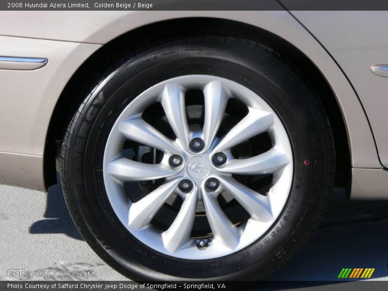 Golden Beige / Beige 2008 Hyundai Azera Limited
