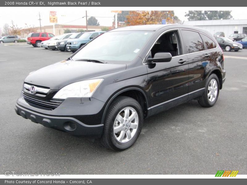 Nighthawk Black Pearl / Black 2008 Honda CR-V EX