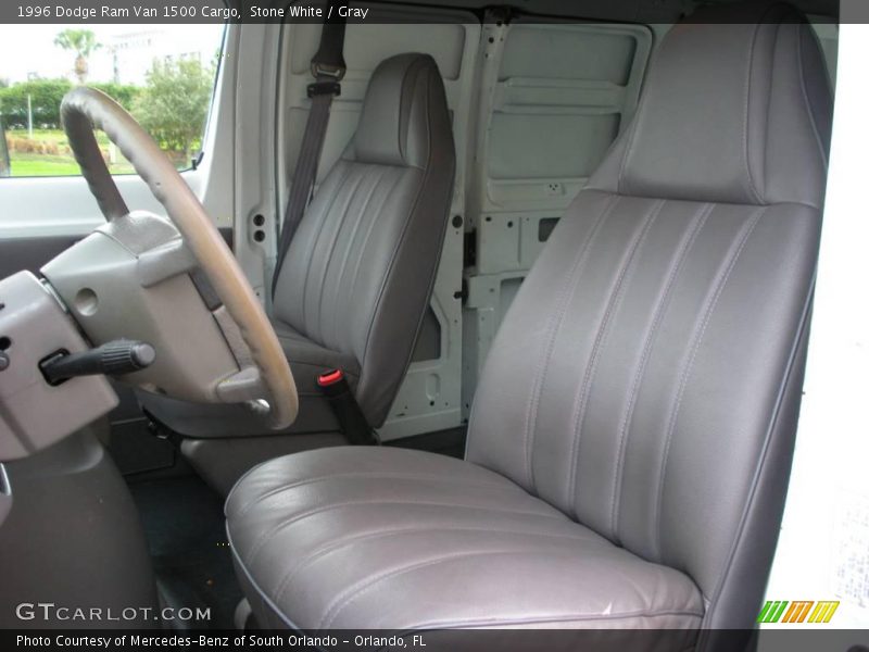 Stone White / Gray 1996 Dodge Ram Van 1500 Cargo