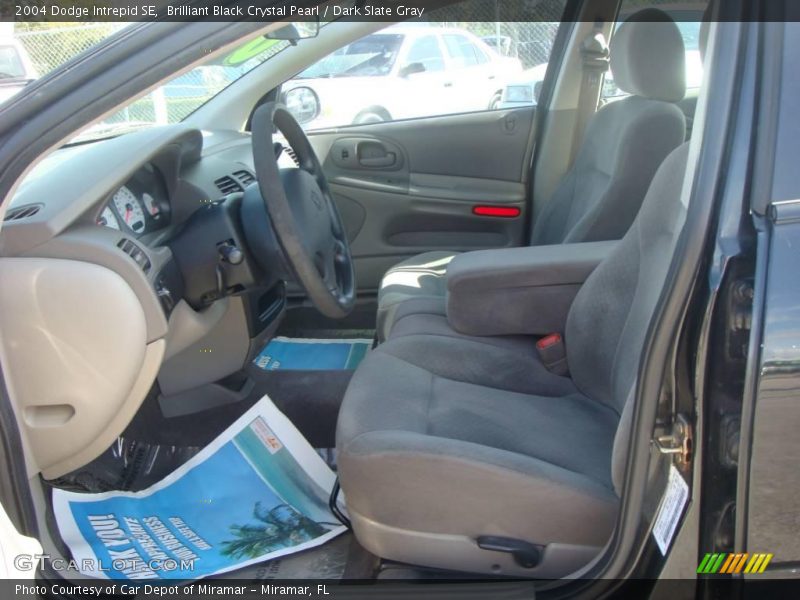 Brilliant Black Crystal Pearl / Dark Slate Gray 2004 Dodge Intrepid SE