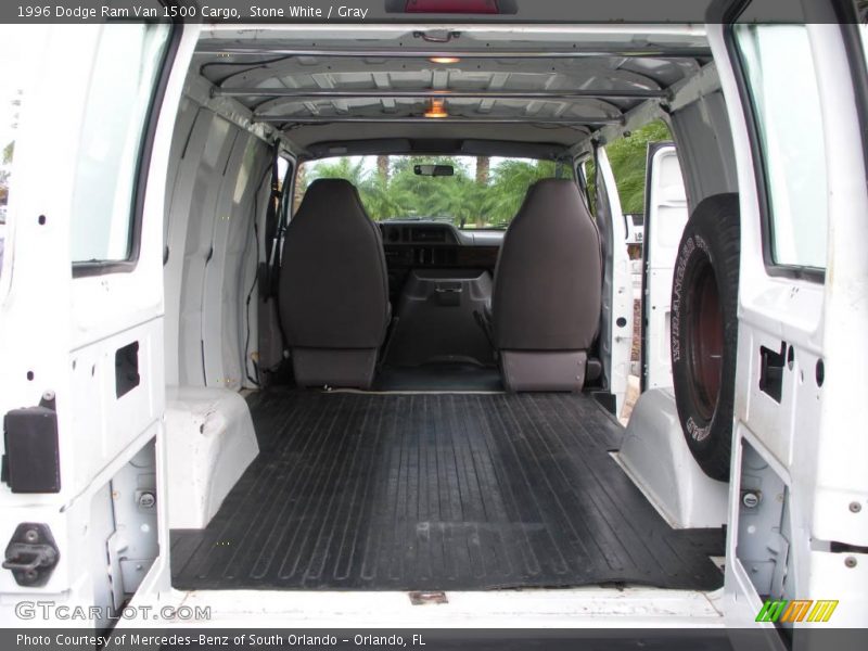 Stone White / Gray 1996 Dodge Ram Van 1500 Cargo