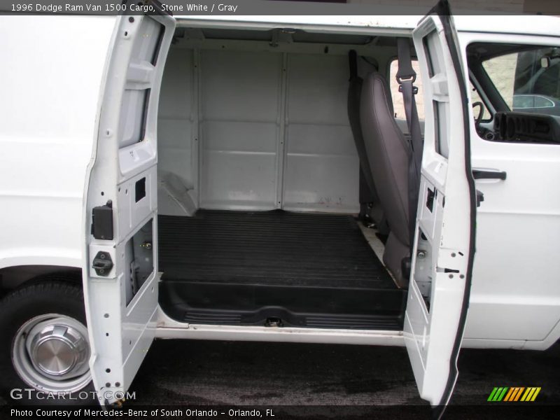Stone White / Gray 1996 Dodge Ram Van 1500 Cargo