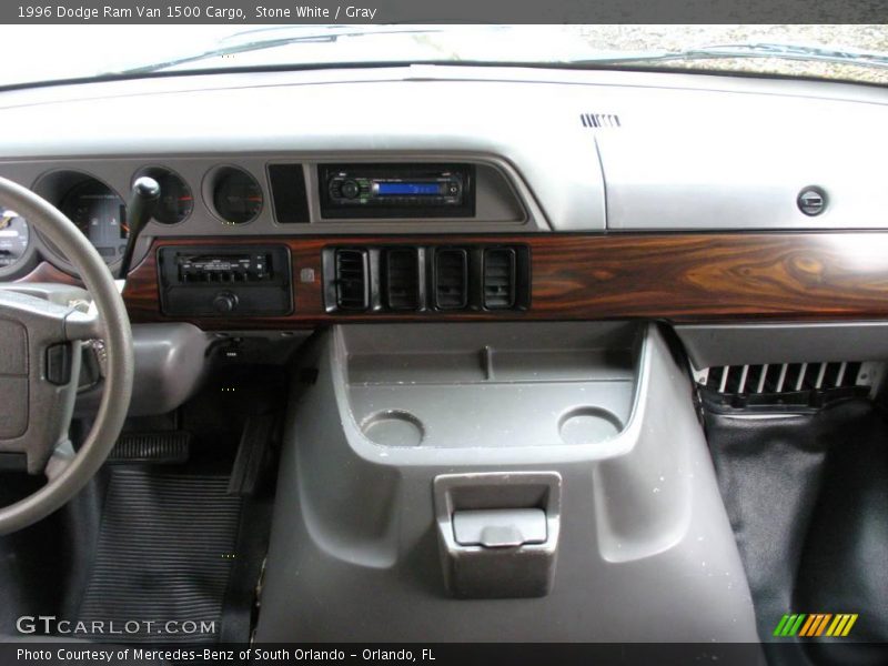 Stone White / Gray 1996 Dodge Ram Van 1500 Cargo