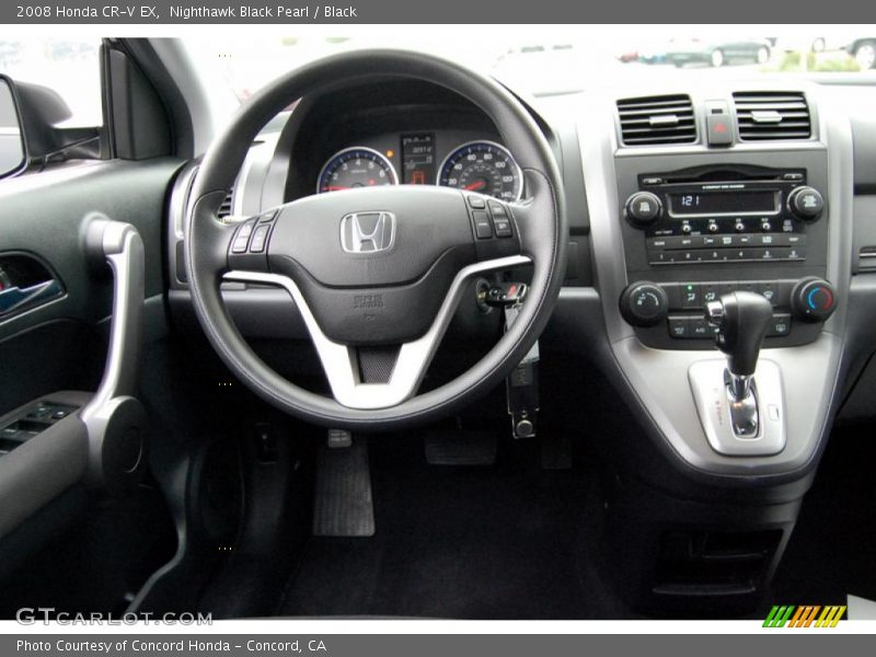 Nighthawk Black Pearl / Black 2008 Honda CR-V EX