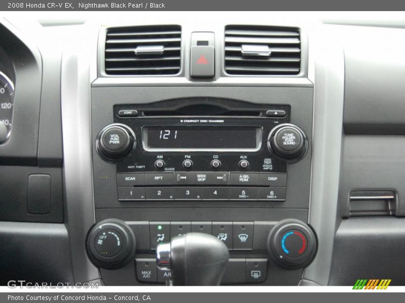 Nighthawk Black Pearl / Black 2008 Honda CR-V EX