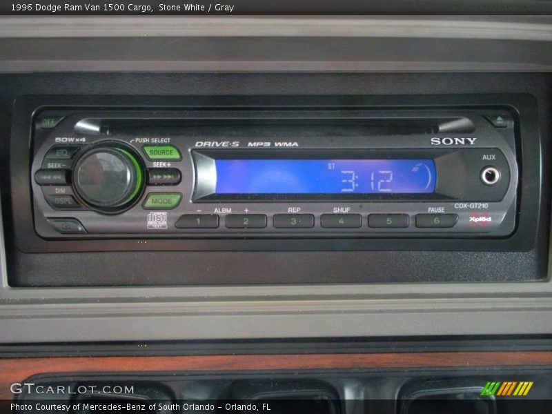 Stone White / Gray 1996 Dodge Ram Van 1500 Cargo