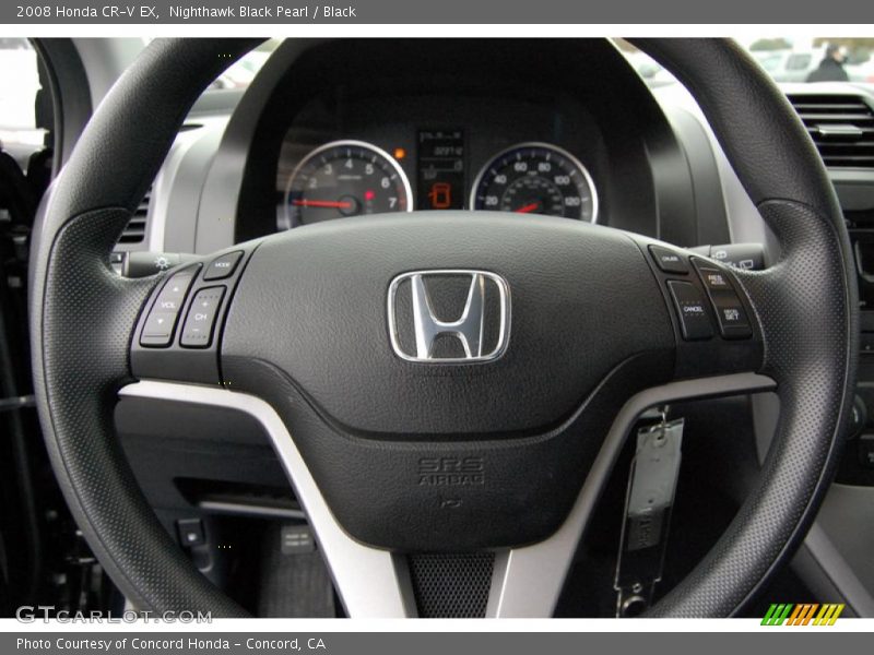Nighthawk Black Pearl / Black 2008 Honda CR-V EX