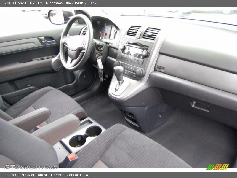 Nighthawk Black Pearl / Black 2008 Honda CR-V EX