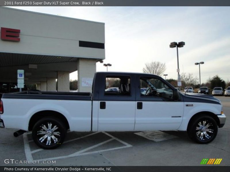 Black / Black 2001 Ford F250 Super Duty XLT Super Crew
