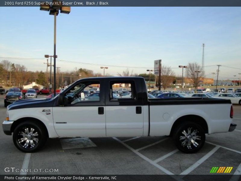 Black / Black 2001 Ford F250 Super Duty XLT Super Crew