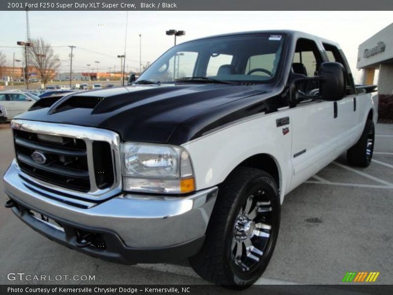 Black / Black 2001 Ford F250 Super Duty XLT Super Crew