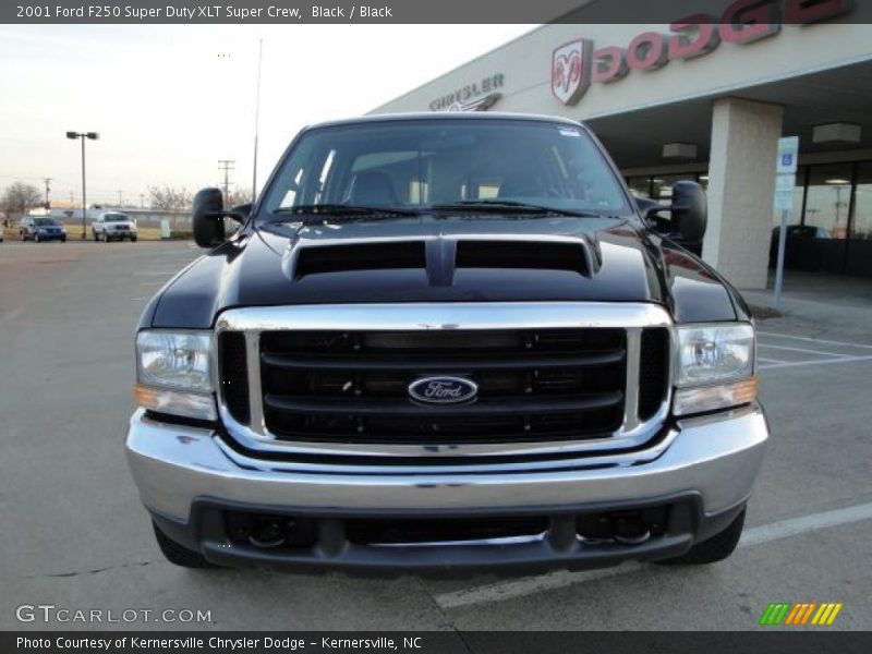 Black / Black 2001 Ford F250 Super Duty XLT Super Crew