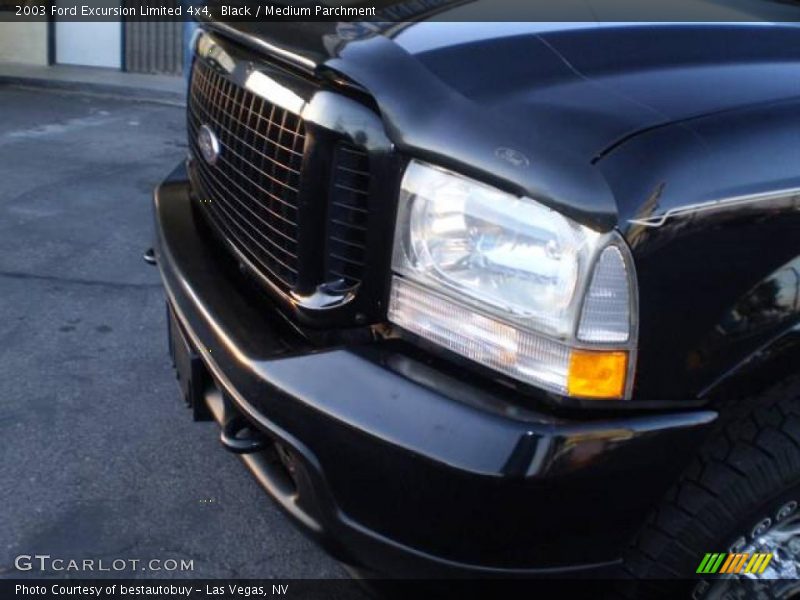 Black / Medium Parchment 2003 Ford Excursion Limited 4x4