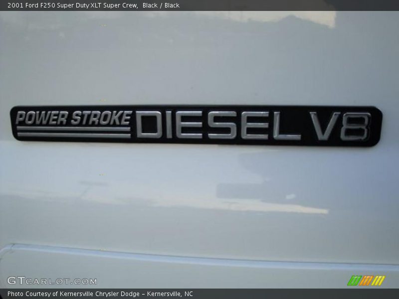 Black / Black 2001 Ford F250 Super Duty XLT Super Crew