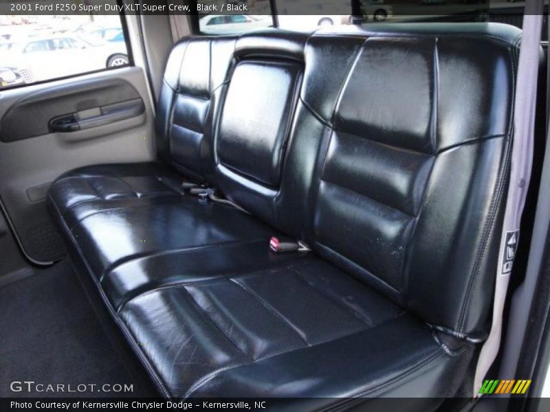 Black / Black 2001 Ford F250 Super Duty XLT Super Crew