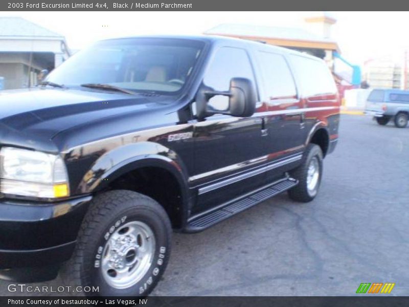 Black / Medium Parchment 2003 Ford Excursion Limited 4x4