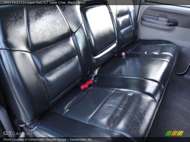 Black / Black 2001 Ford F250 Super Duty XLT Super Crew