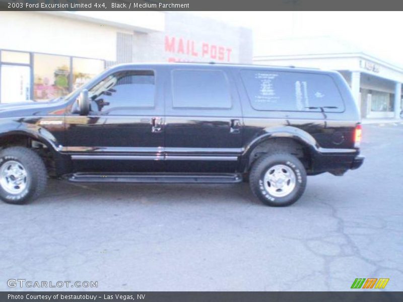 Black / Medium Parchment 2003 Ford Excursion Limited 4x4