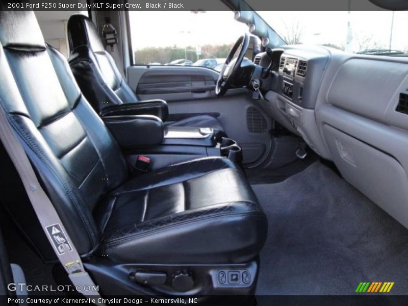 Black / Black 2001 Ford F250 Super Duty XLT Super Crew