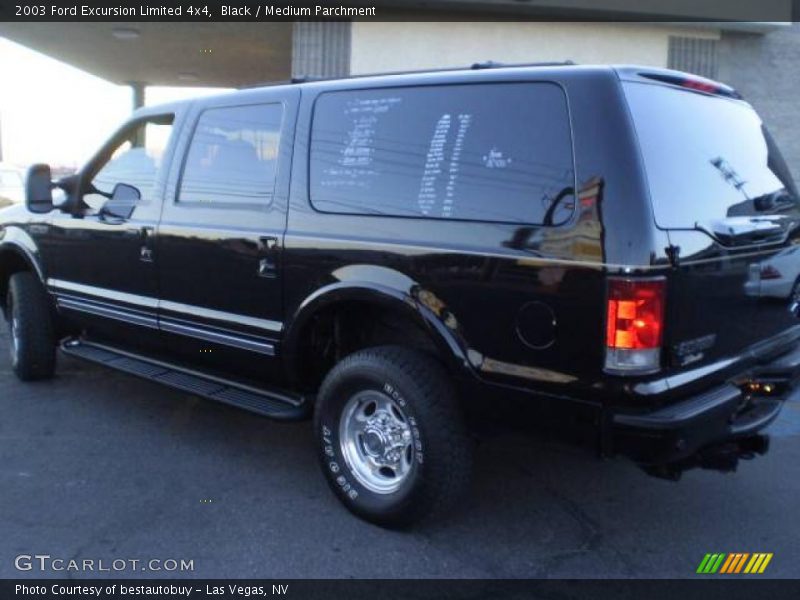Black / Medium Parchment 2003 Ford Excursion Limited 4x4