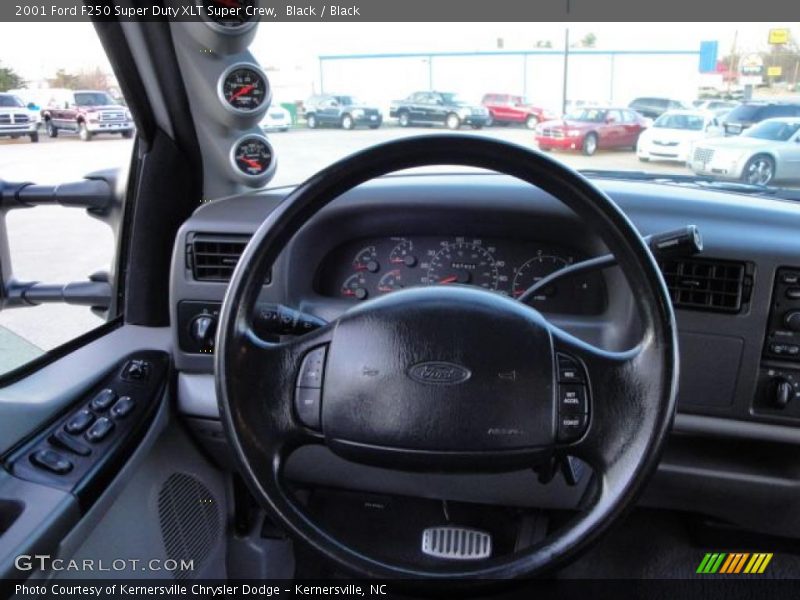 Black / Black 2001 Ford F250 Super Duty XLT Super Crew