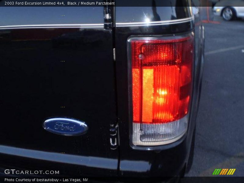 Black / Medium Parchment 2003 Ford Excursion Limited 4x4
