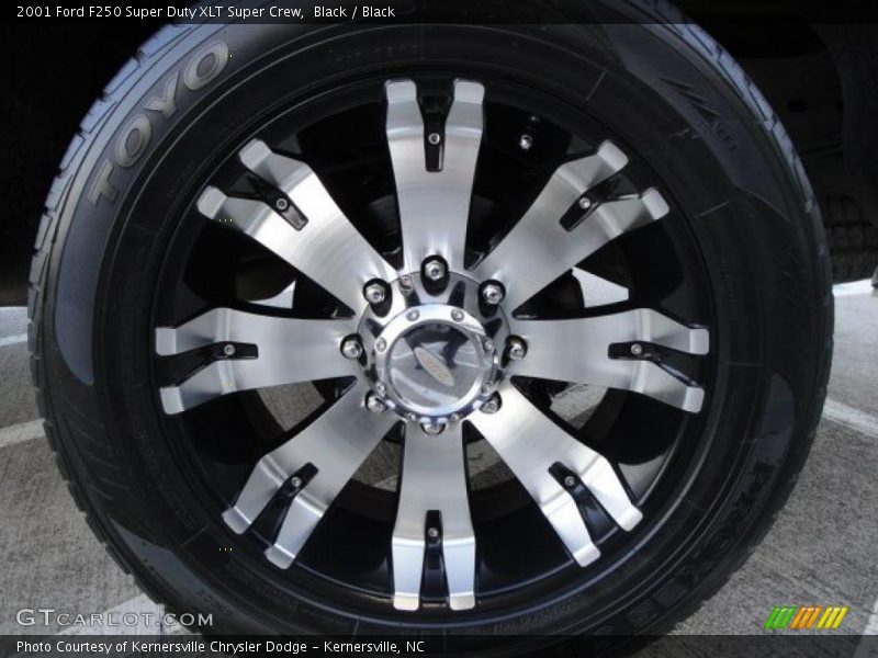 Black / Black 2001 Ford F250 Super Duty XLT Super Crew