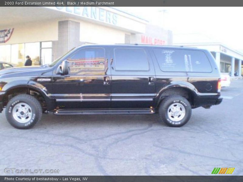 Black / Medium Parchment 2003 Ford Excursion Limited 4x4