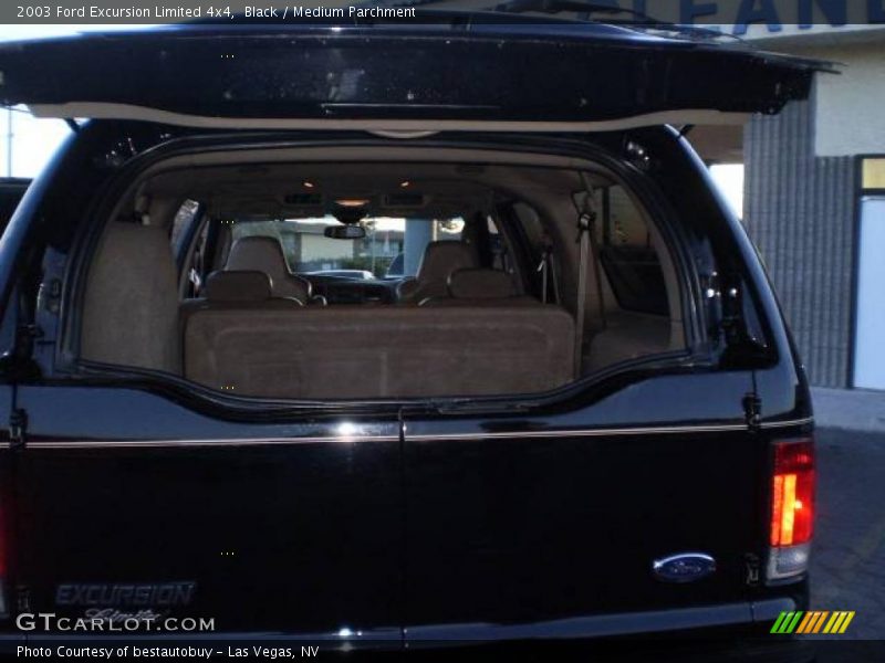Black / Medium Parchment 2003 Ford Excursion Limited 4x4