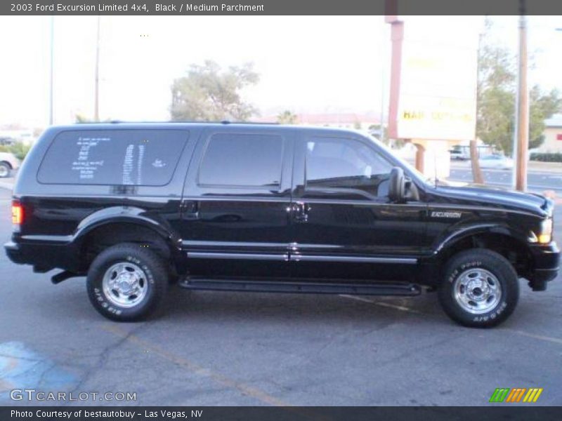 Black / Medium Parchment 2003 Ford Excursion Limited 4x4