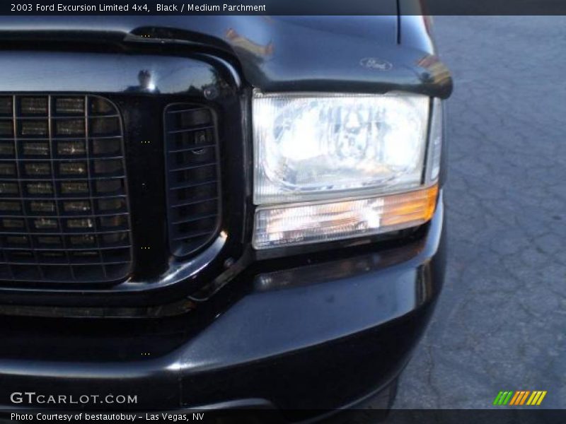 Black / Medium Parchment 2003 Ford Excursion Limited 4x4