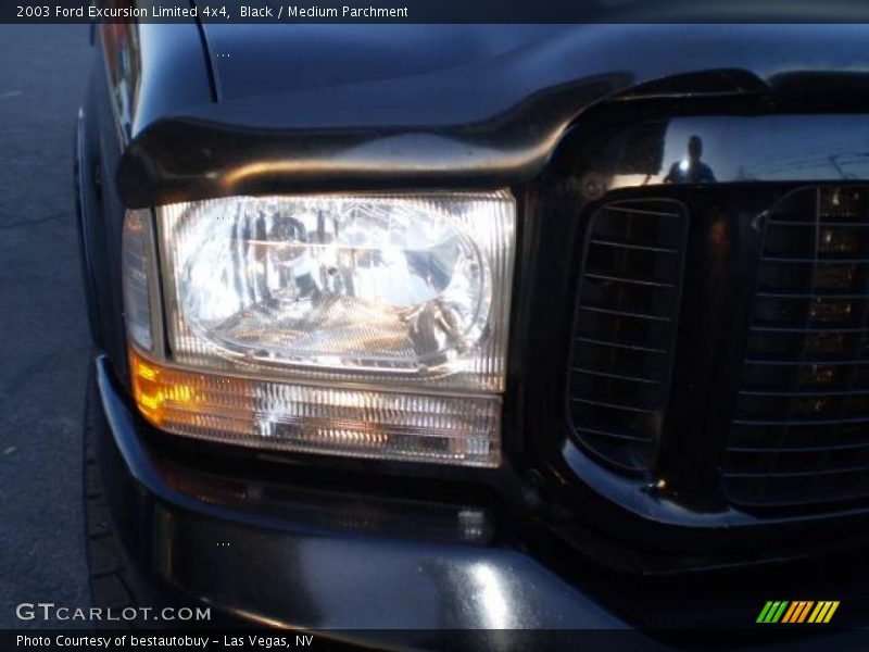 Black / Medium Parchment 2003 Ford Excursion Limited 4x4