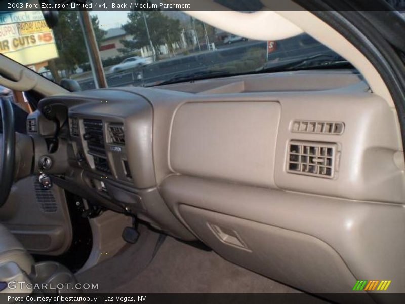 Black / Medium Parchment 2003 Ford Excursion Limited 4x4