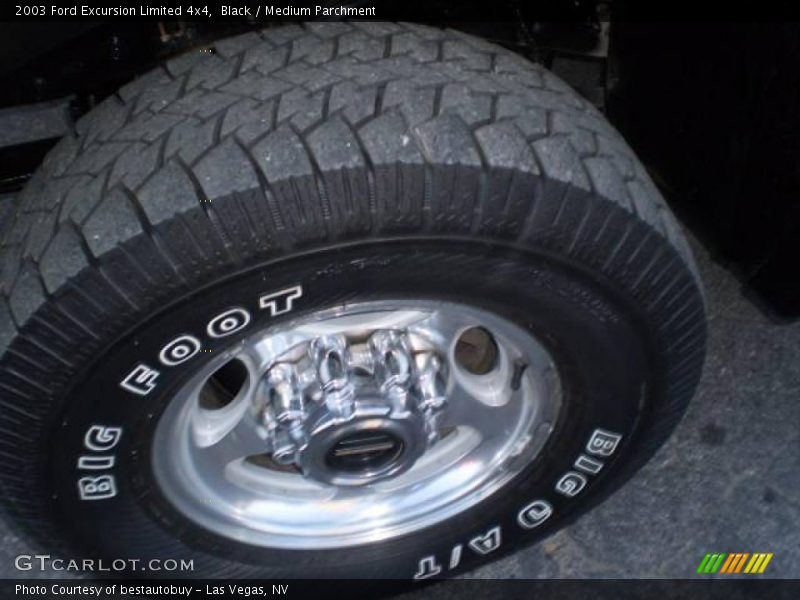 Black / Medium Parchment 2003 Ford Excursion Limited 4x4