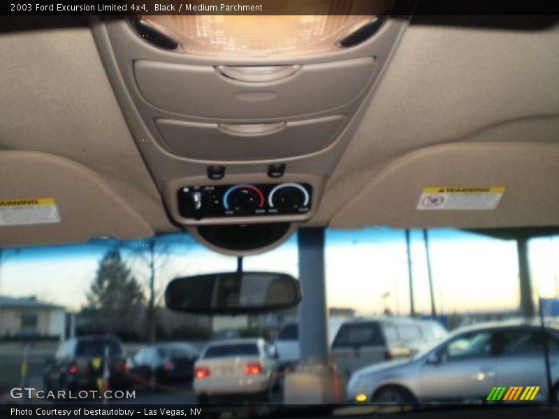 Black / Medium Parchment 2003 Ford Excursion Limited 4x4
