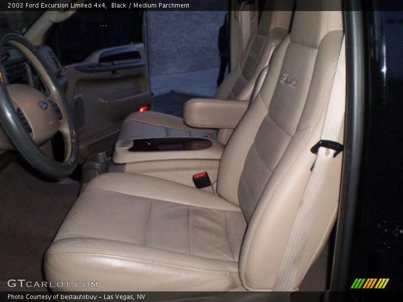 Black / Medium Parchment 2003 Ford Excursion Limited 4x4