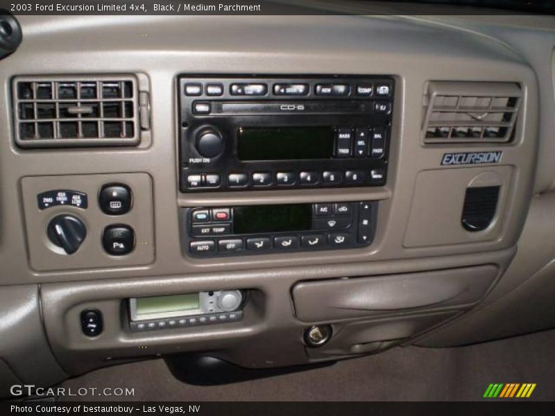 Black / Medium Parchment 2003 Ford Excursion Limited 4x4