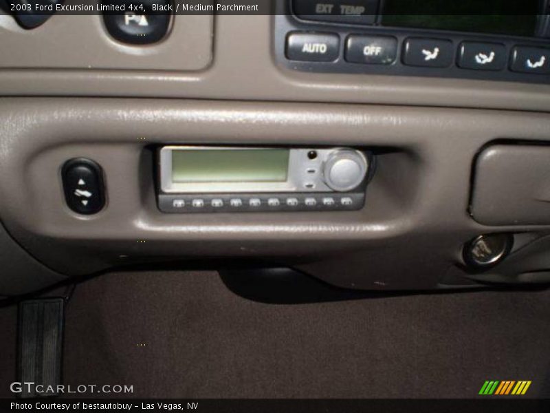Black / Medium Parchment 2003 Ford Excursion Limited 4x4
