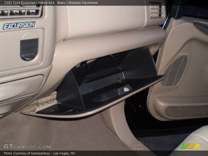 Black / Medium Parchment 2003 Ford Excursion Limited 4x4