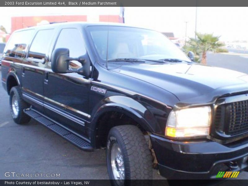 Black / Medium Parchment 2003 Ford Excursion Limited 4x4