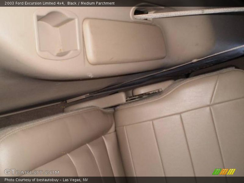 Black / Medium Parchment 2003 Ford Excursion Limited 4x4