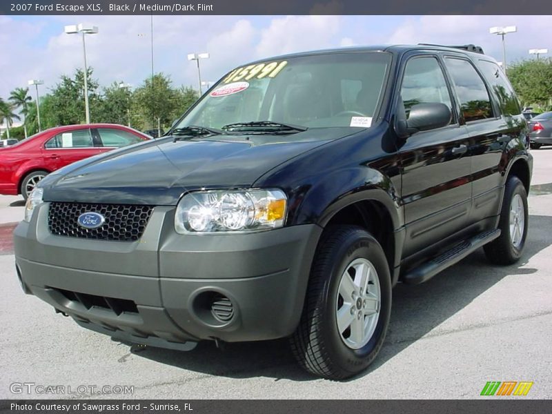 Black / Medium/Dark Flint 2007 Ford Escape XLS