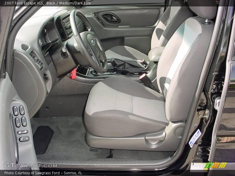 Black / Medium/Dark Flint 2007 Ford Escape XLS
